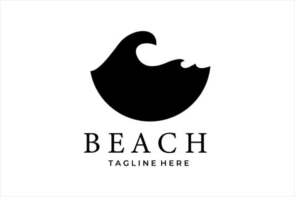 Beach Vintage Logo Icon Review for Real Embroidery
