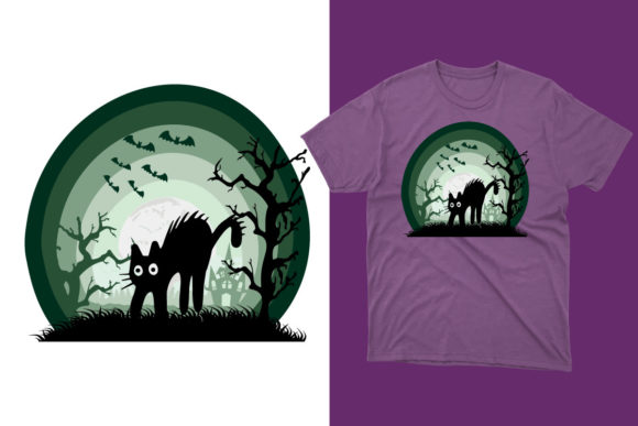 Halloween Retro Typography Tshirt Design Review
