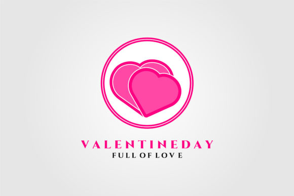 Heart Valentine Day Vintage Vector Logo Review