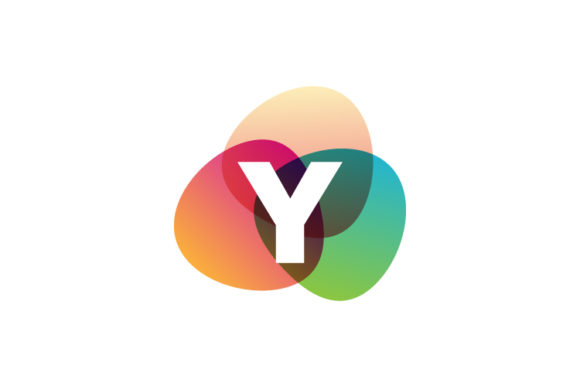 Letter Y Retro Color Logo Template Vecto Review